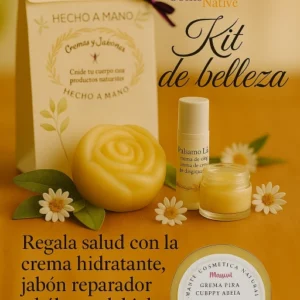 Bálsamo labial de mantena de coco, cera de abeja y miel